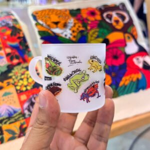 Mug Tintero Vidrio Ranas
